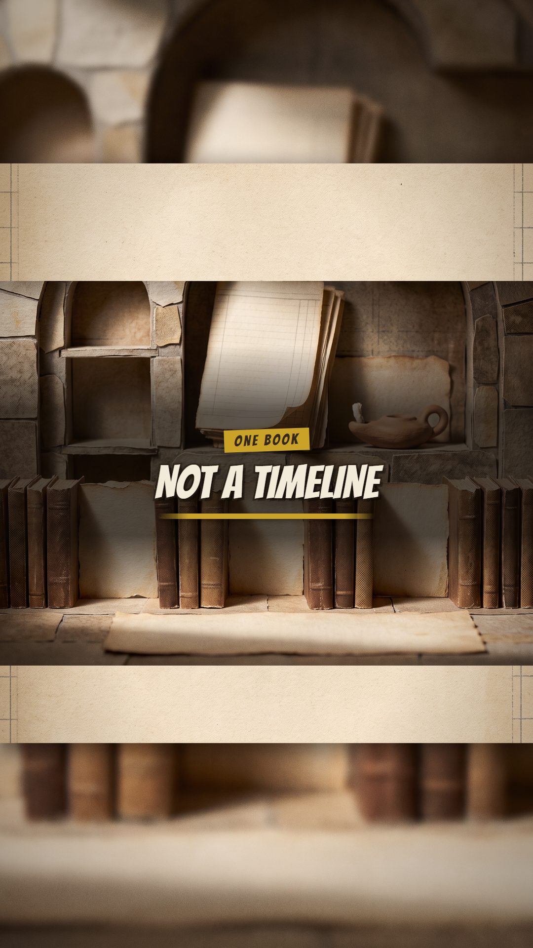 The Bible's Shelf Order Isn't Time Order